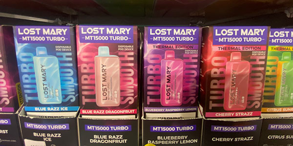 Lost Mary disposable vapes - best sellers